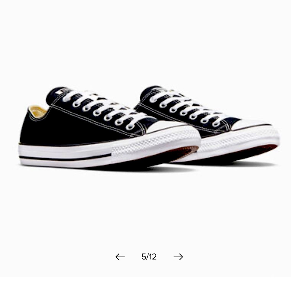 Never been worn converse! I got the wrong size.